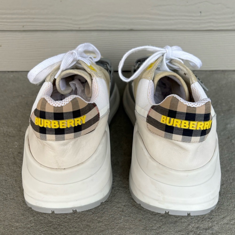 Burberry Regis Mixed Media Runway Sneakers🔥🔥🔥 - Picture 5 of 8